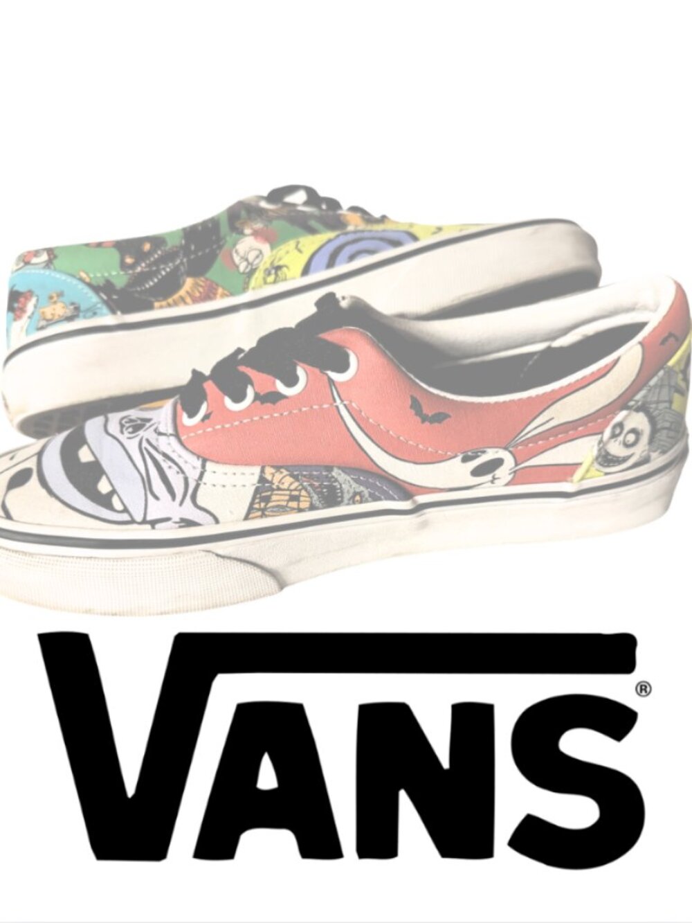 RARE Vans x Nightmare Before Christmas x ERA ‘Halloweentown’ sneakers | s7.5